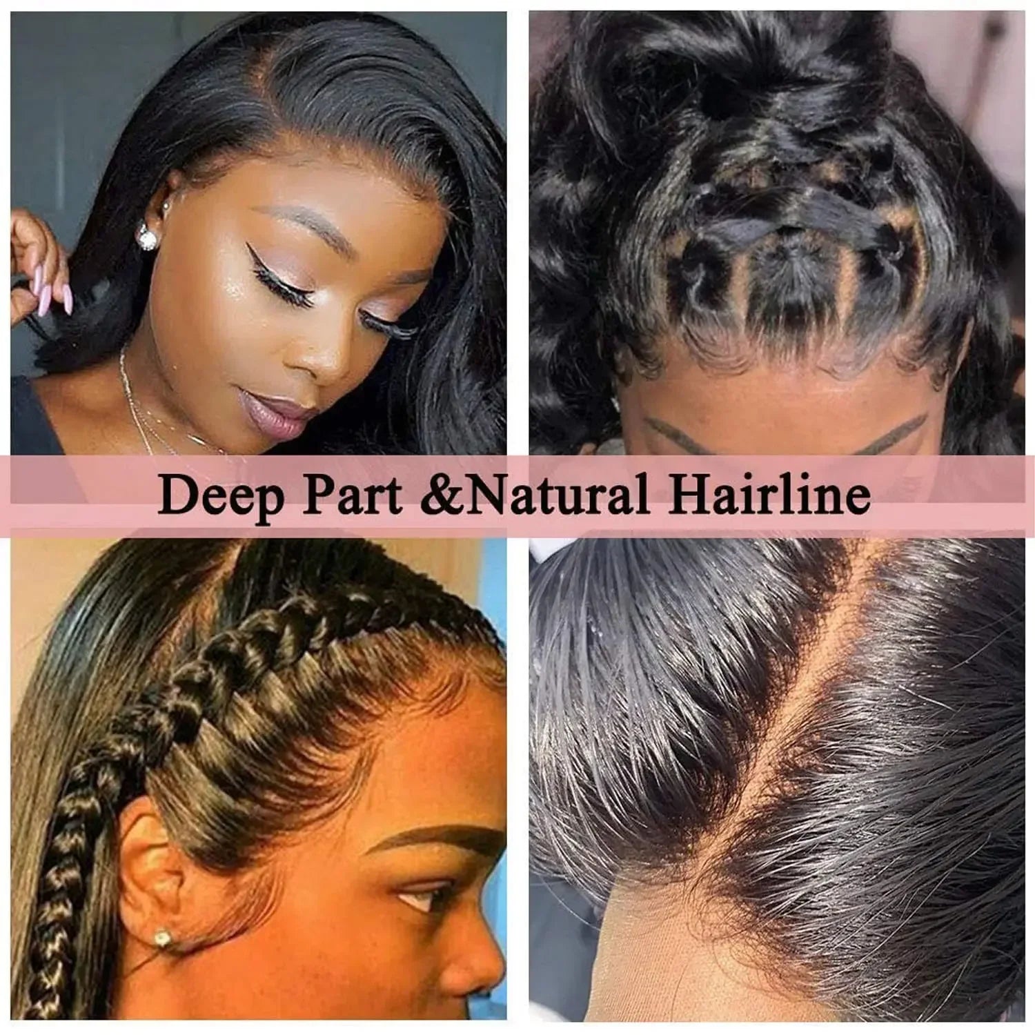 HD Transparent Lace Wig – 200% Density Straight Human Hair